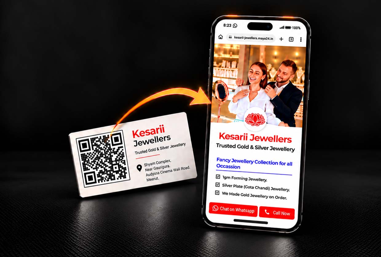 QR Business Card Maya Digital